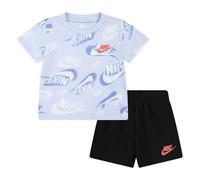 NIKE B NSW ON The Move AOP FT Set, Negro, 6 años Unisex niños