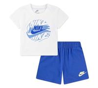 Conjunto nike nkb b nsw on the move jrsy set infantil azul blanco 5 AÑOS