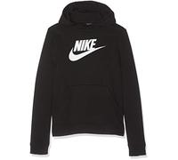 Nike B NSW Po Hoodie Club FLC Hbr Sweatshirt, Niños, Black/(White), XS