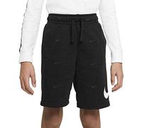 NIKE B Nsw Swoosh Ft, Shorts Niños, Black/white, 8 Años