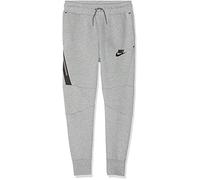 Nike B NSW TCH FLC Pant Sport Trousers, Niños, dk Grey Heather/Black/(Black), XS