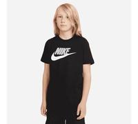 NIKE B NSW tee Futura Icon TD Camiseta de Manga Corta, Niños, Black/(lt Smoke Grey), L ( 147-158 cm )