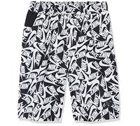 NIKE B Nsw Woven Aop, Shorts Niños, Black/black/black, 12 Años