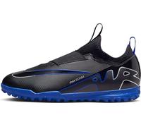Nike Bajo Jr Zoom Vapor 15 Academy TF, Black/Chrome-Hyper Royal, DJ5621-040, 5Y