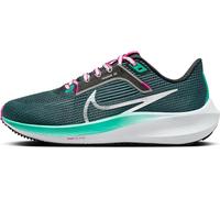 Nike Bajo W Air Zoom Pegasus 40, Deep Jungle/Metallic Silver-Black-White, DV3854-301, 10
