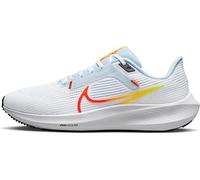Nike Bajo W Air Zoom Pegasus 40, White/Picante Red-Blue Tint-Laser Orange, DV3854-102, 5