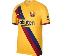 NIKE Barcelona, Camiseta Hombre, Amarillo (2ª Equipación), L