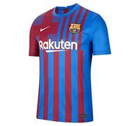 Nike - Barcelona FC Temporada 2021/22 Camiseta Primera Equipación Equipación de Juego, M, Hombre