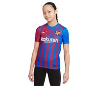 Nike - Barcelona FC Temporada 2021/22 Camiseta Primera Equipación Equipación de Juego, S, Unisex