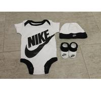 Nike Bebé Niño Jóvenes Set 3 Piezas Cap Gorra Botas Mamelucos Cuerpo 6-12 Meses