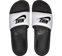 NIKE Benassi JDI, Chanclas Unisex Adulto, Blanco (White/Black Black), 46 EU