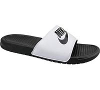 NIKE Benassi JDI, Sandal Hombre, White/Black-Black, 45 EU