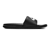 NIKE Benassi JDI - Sandalias deslizantes para mujer, para playa, piscina, chanclas, negro y blanco, 38 EU