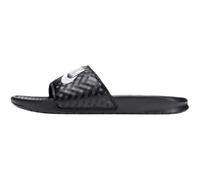 NIKE Benassi JDI - Sandalias deslizantes para mujer, para playa, piscina, chanclas, negro y blanco, 40.5 EU