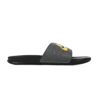 NIKE Benassi Just Do It, Sandalia Hombre, Black Laser Orange Iron Grey, 42.5 EU