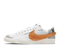 Nike Blazer Low '77 Jumbo, Zapatillas Mujer, White Orange Grey, 41 EU