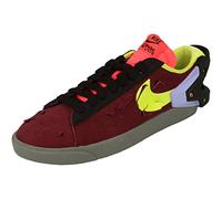 NIKE Blazer Low/Acronym Hombre Trainers DN2067 Sneakers Zapatos (UK 7.5 US 8.5 EU 42, Night Maroon Lemon Venom Black 600)