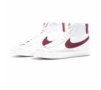 Nike Blazer Mid '77 - Tenis vintage para hombre, Blanco/rojo del equipo-blanco-vela, 12