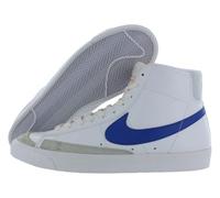 NIKE Blazer Mid '77 VNTG, Sneaker Hombre, White/Game Royal-Pure Platinum, 40.5 EU