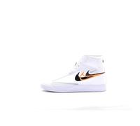 NIKE Blazer Mid NN GS Trainers FN7788 Sneakers Zapatos (UK 6 US 6.5Y EU 39, White Black Bright Mandarin 100)
