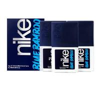 NIKE - Blue Bamboo Pack de 3 x 30 ml, Colonia Hombre, Perfume Formato Viaje en Spray, Eau de Toilette Natural y Masculina, Aroma Aromático Marino Amaderado, Fragancia Fresca y de Larga Duración