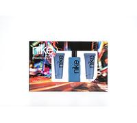 NIKE - Blue Colonia 100 ml + Gel de Baño 75 ml + After Shave 75 ml, Estuche de Regalo Hombre, Perfume Hombre, Eau de Toilette Masculina, Aroma Frutal Amaderado, Fragancia Fresca, Elegante y Duradera