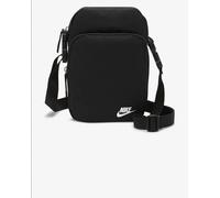 Nike Bolsa/Crucero Heritage Crossbody (4 Lt.), Unisex - 010 (Negro/Blanco)