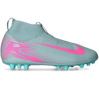 Nike - Bota de fútbol Air Zoom Mercurial Superfly 10 Academy AG Niño, Unisex, Ocean Cube-Pink Blast, 3,5Y