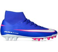 Nike - Bota de fútbol Air Zoom Mercurial Superfly 10 Academy AG, Unisex, Racer Blue-White, 10 USA
