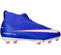 Nike - Bota de fútbol Air Zoom Mercurial Superfly 10 Academy FG/MG Niño, Unisex, Racer Blue-White, 4,5Y