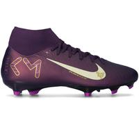 Nike - Bota de fútbol Air Zoom Mercurial Superfly 10 Academy KM FG/MG, Unisex, Grand Purple-Pale Ivory, 11 USA