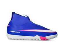 Nike - Bota de fútbol Air Zoom Mercurial Superfly 10 Academy Turf Niño, Unisex, Racer Blue-White, 6Y