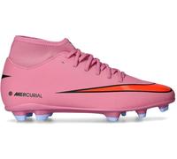Nike - Bota de fútbol Air Zoom Mercurial Superfly 10 Club FG/MG, Unisex, Magic Flamingo-Black-Total Crimson, 11,5 USA