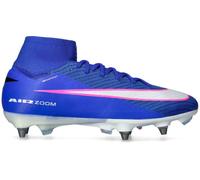 Nike - Bota de fútbol Air Zoom Mercurial Superfly 10 Elite SG-Pro, Unisex, Racer Blue-White, 8 USA
