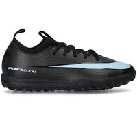 Nike - Bota de fútbol Air Zoom Mercurial Vapor 16 Academy Turf Niño, Unisex, Black-Ice Blue, 5,5Y