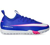 Nike - Bota de fútbol Air Zoom Mercurial Vapor 16 Academy Turf Niño, Unisex, Racer Blue-White, 5,5Y