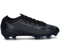Nike - Bota de fútbol Air Zoom Mercurial Vapor 16 Pro FG Niño, Unisex, Black-Black-Deep Jungle, 1Y