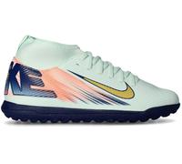 Nike - Bota de fútbol Mercurial Superfly 10 Club MDS Turf Niño, Unisex, Barely Green-Mtlc Gold Coin-Crimson Pulse-Blu, 5Y