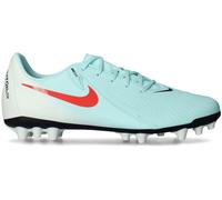 Nike - Bota de fútbol Phantom GX II Academy AG, Unisex, Mint-Atomic Red-Off Noir, 9 USA
