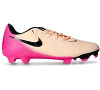 Nike - Bota de fútbol Phantom GX II Academy FG/MG, Unisex, Crimson Tint-Black-Pink Blast, 10 USA
