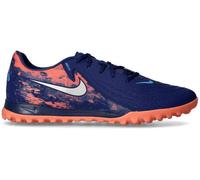 Nike - Bota de fútbol Phantom GX II Academy Turf EH, Unisex, Blue Void-Chrome, 10,5 USA