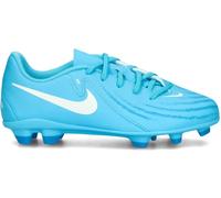 Nike - Bota de fútbol Phantom GX II Club FG/MG Niño, Unisex, Blue Fury-White, 5Y