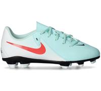 Nike - Bota de fútbol Phantom GX II Club FG/MG Niño, Unisex, Mint-Atomic Red-Off Noir, 6Y