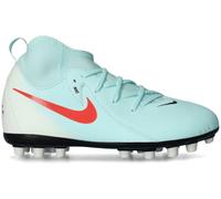 Nike - Bota de fútbol Phantom Luna II Academy AG Niño, Unisex, Mint-Atomic Red-Off Noir, 3,5Y