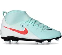 Nike - Bota de fútbol Phantom Luna II Club FG/MG Niño, Unisex, Mint-Atomic Red-Off Noir, 3Y