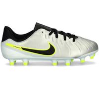 Nike - Bota de fútbol Tiempo Legend 10 Academy FG/MG Niño, Unisex, Mtlc Silver-Black-Volt, 5Y