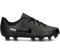 Nike - Bota de fútbol Tiempo Legend 10 Club FG/MG Niño, Unisex, Black-Black-Deep Jungle, 5,5Y