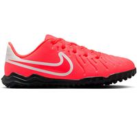 Nike - Bota de fútbol Tiempo Legend 10 Club Turf Niño, Unisex, Hot Lava-White, 6Y