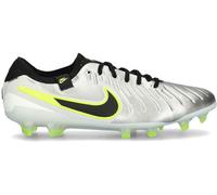 Nike - Bota de fútbol Tiempo Legend 10 Elite FG, Unisex, Mtlc Silver-Black-Volt, 9 USA
