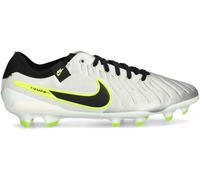 Nike - Bota de fútbol Tiempo Legend 10 Pro FG, Unisex, Mtlc Silver-Black-Volt, 8 USA